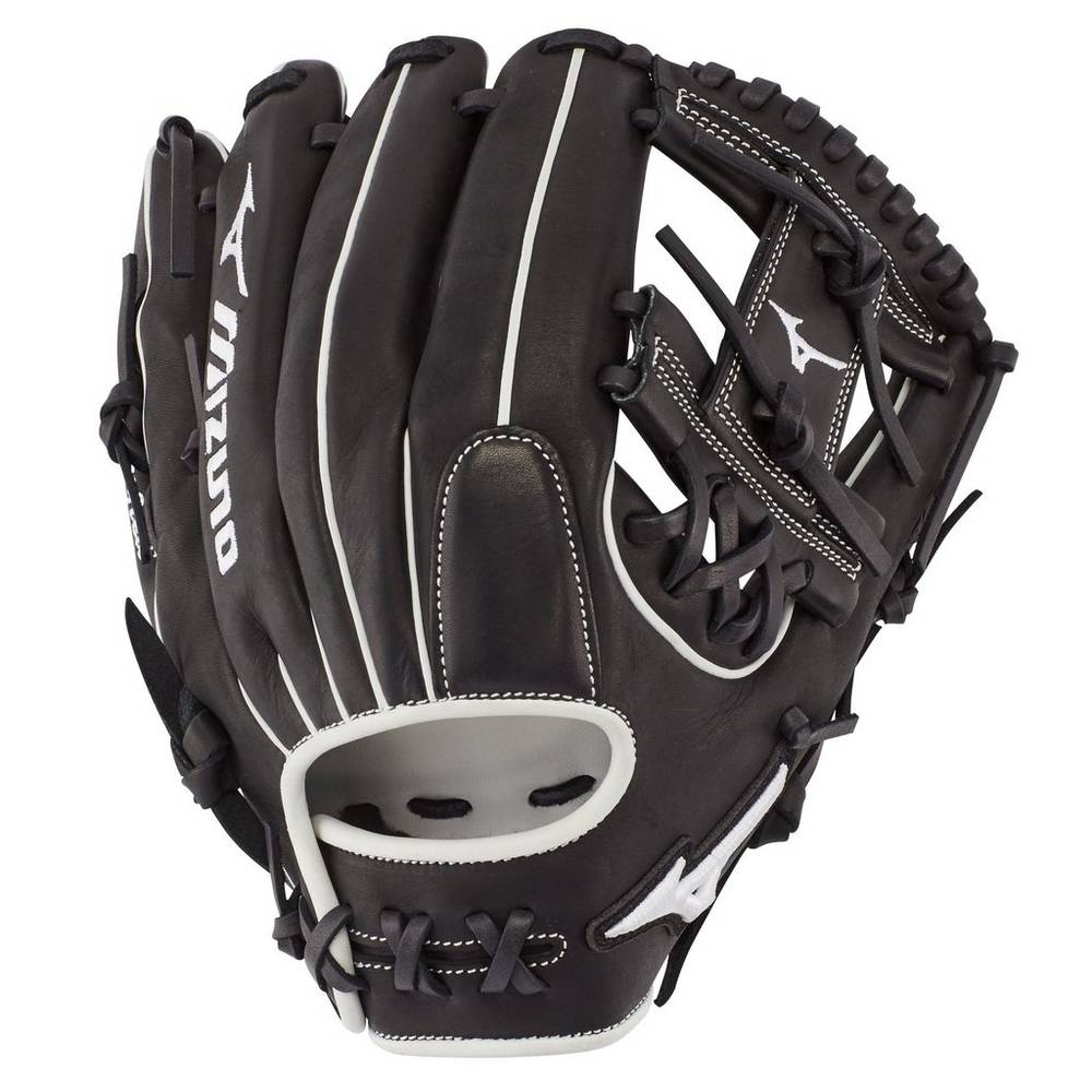 Guanti Mizuno Softball Pro Select Fastpitch 11.75" Donna - Nere - 45071-FDLJ